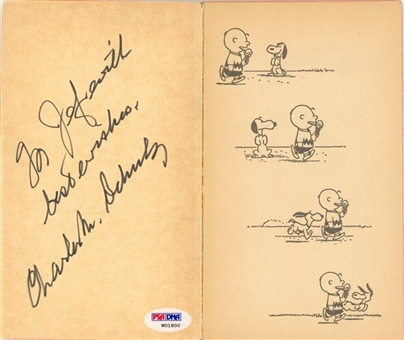 Charles Schultz Signed & Inscribed "Whats Next, Charlie Brown" Comic Book (PSA/DNA)